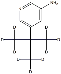 3-Amino-5-(tert-butyl-d9)-pyridine Struktur