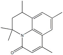 1,5,5,7,9-pentamethyl-6,7-dihydropyrido[3,2,1-ij]quinolin-3(5H)-one Struktur