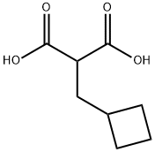 2-(cyclobutylmethyl)malonic acid Struktur