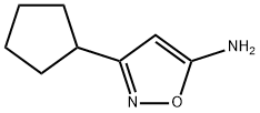 3-cyclopentyl-5-Isoxazolamine Struktur