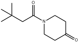 1-(3,3-dimethyl-1-oxobutyl)-4-piperidinone Struktur