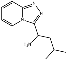 (3-Methyl-1-[1,2,4]triazolo[4,3-a]pyridin-3-ylbutyl)amine hydrochloride Struktur