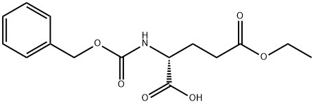 N-[(Phenylmethoxy)carbonyl]-D-glutamic acid 5-ethyl ester Struktur