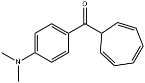 Cyclohepta-2,4,6-trien-1-yl(4-(dimethylamino)phenyl)methanone Struktur