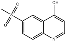 6-(methylsulfonyl)-4-Quinolinol Struktur