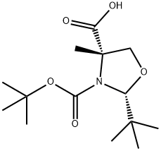 (2R,4S)-3-(tert-butoxycarbonyl)-2-tert-butyl-4-methyloxazolidine-4-carboxylic acid