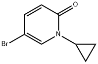 5-bromo-1-cyclopropylpyridin-2(1H)-one Struktur