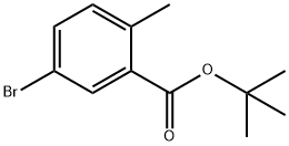 5-Bromo-2-methyl-benzoic acid tert-butyl ester Struktur