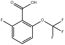 2-Fluoro-6-(trifluoromethoxy)benzoic acid Struktur