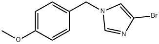 4-bromo-1-(4-methoxybenzyl)-1H-imidazole Struktur