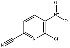 6-Chloro-5-nitropicolinonitrile Struktur