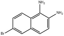 6-bromonaphthalene-1,2-diamine Struktur