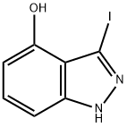 3-Iodo-1H-indazol-4-ol Struktur