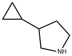 3-Cyclopropyl-pyrrolidine Struktur