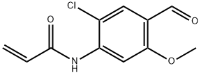 N-(2-chloro-4-formyl-5-methoxyphenyl)acrylamide Struktur