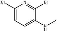 (2-Bromo-6-chloro-pyridin-3-yl)-methyl-amine Struktur