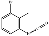 1-Bromo-3-isocyanato-2-methyl-benzene Struktur