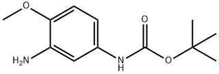 tert-butyl 3-amino-4-methoxyphenylcarbamate Struktur