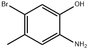 2-amino-5-bromo-4-methylphenol Structure