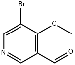 5-Bromo-4-methoxynicotinaldehyde Struktur