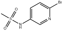 N-(6-Bromo-3-pyridyl)methanesulfonamide Struktur