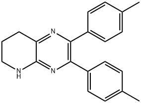 2,3-di-p-tolyl-5,6,7,8-tetrahydropyrido[2,3-b]pyrazine Struktur