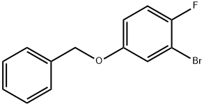 4-(benzyloxy)-2-bromo-1-fluorobenzene Struktur