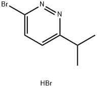 3-Bromo-6-isopropyl-pyridazine hydrobromide Struktur