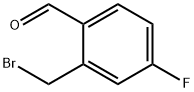 2-(bromomethyl)-4-fluorobenzaldehyde Struktur