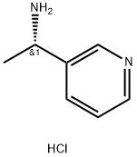 (S)-1-(pyridin-3-yl)ethanamine hydrochloride Struktur