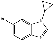 6-bromo-1-cyclopropyl-1H-benzo[d]imidazole Struktur