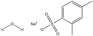 Sodium 2,4-Dimethylbenzenesulfonate Monohydrate Struktur