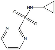 N-cyclopropylpyrimidine-2-sulfonamide Struktur