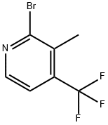 2-Bromo-3-methyl-4-(trifluoromethyl)pyridine Struktur