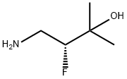 (R)-4-amino-3-fluoro-2-methylbutan-2-ol Struktur