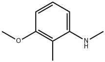 (3-Methoxy-2-methyl-phenyl)-methyl-amine Struktur