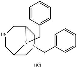 3,9-Dibenzyl-3,7,9-triazabicyclo[3.3.1]nonane dihydrochloride Struktur