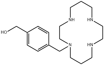 N-(4-Hydroxymethylbenzyl) Cyclam Struktur