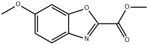 6-Methoxy-benzooxazole-2-carboxylic acid methyl ester Struktur