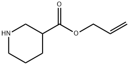 1-Allylpiperidine-3-carboxylic acid Struktur