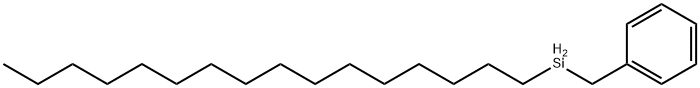 BENZYLHEXADECYLSILANE Struktur