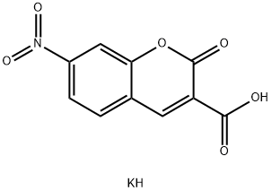 potassium 7-nitro-2-oxo-2H-chromene-3-carboxylate Struktur