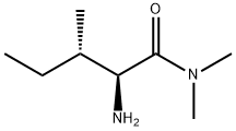 (S,S)-2-Amino-3-methyl-pentanoic acid dimethylamide Struktur