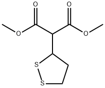 2-(1,2-二硫雜環(huán)戊烷-3-基)丙二酸二甲酯, 195724-22-2, 結構式