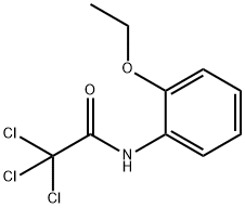 2,2,2-trichloro-N-(2-ethoxyphenyl)acetamide Struktur