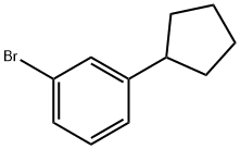 1-bromo-3-cyclopentyl-Benzene Struktur