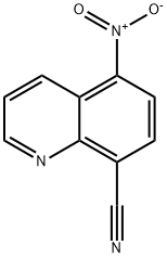 5-Nitroquinoline-8-carbonitrile Struktur