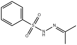 BENZENESULFONIC ISOPROPYLIDENEHYDRAZIDE Struktur