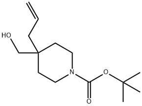 4-Allyl-4-Hydroxymethyl-Piperidine-1-Carboxylic Acid Tert-Butyl Ester Struktur