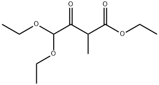 ethyl 4,4-diethoxy-2-methyl-3-oxobutanoate Struktur